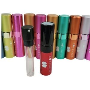 2-Pack ScentBox 8ml Perfume Travel Spray Bottles Empty Refillable Mist Atomizers